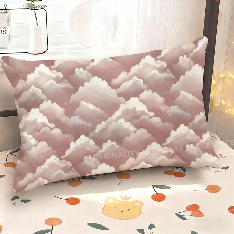 Dreamy Clouds Pillowcase Design Suitable For Sofa Bedroom Car Pillow Cover Cushion Rectangular Back Cushion