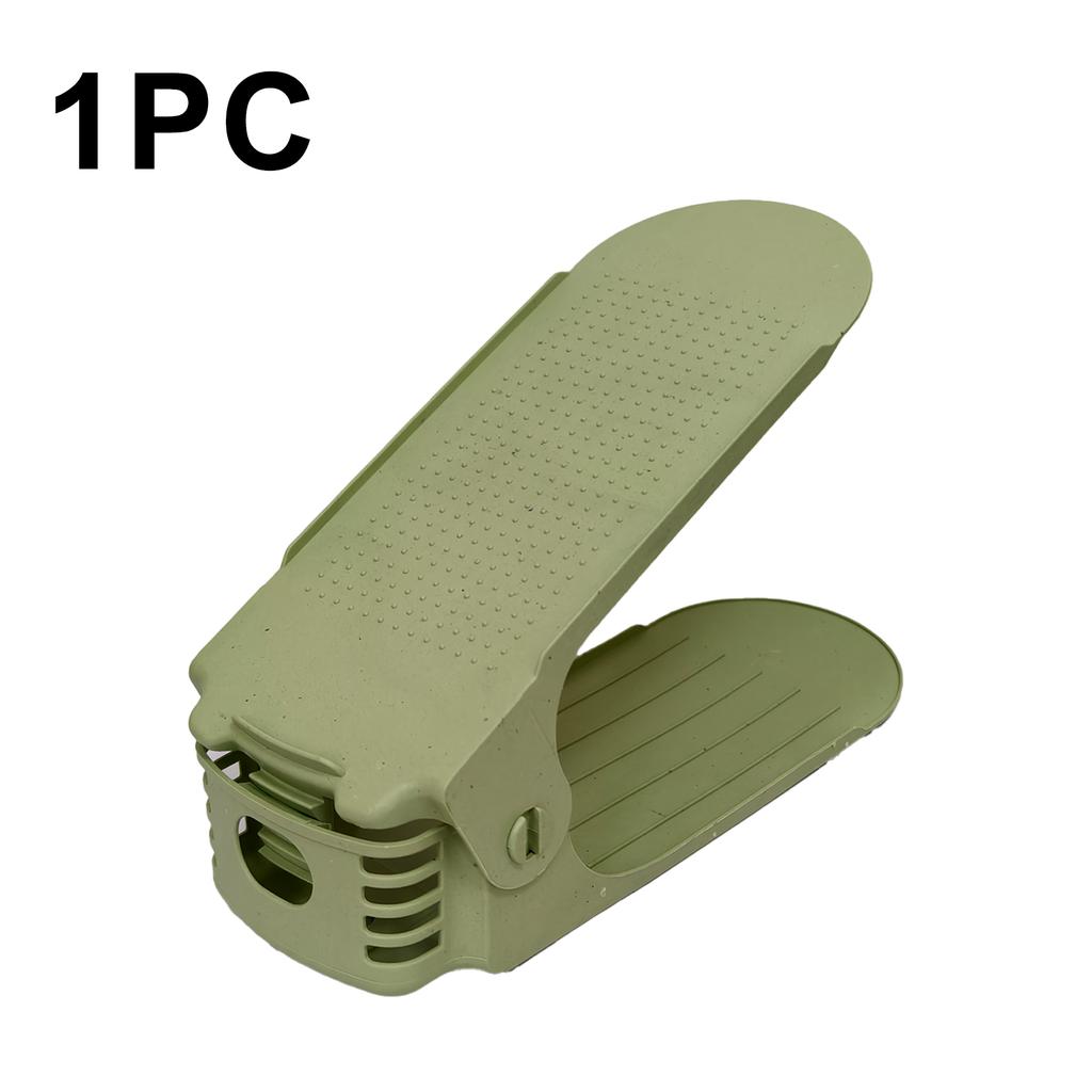 Shoe Stacker Adjustable Shoe Slots Organizer Double-layer Shoe Rack Home Dormitory Space-saving Shoe Storage Racks Closet Organi