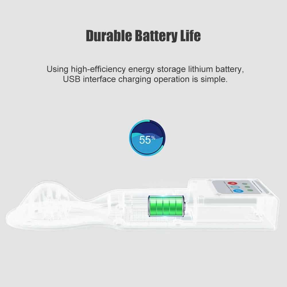 Hemoroidų gydymo masažuoklis vidurių užkietėjimui, raudonos šviesos, karšto kompreso, šildymo, vibracijos, hemoroidų šalinimas