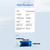 Universal USB Charging Tester USB Current Voltages Tester Compatible for Ensuring Optimal Charging Performances