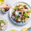 Stainless Steel Salad Spoon Serving Spoon Household Meal Spoon Long handled large communal spoon spoon