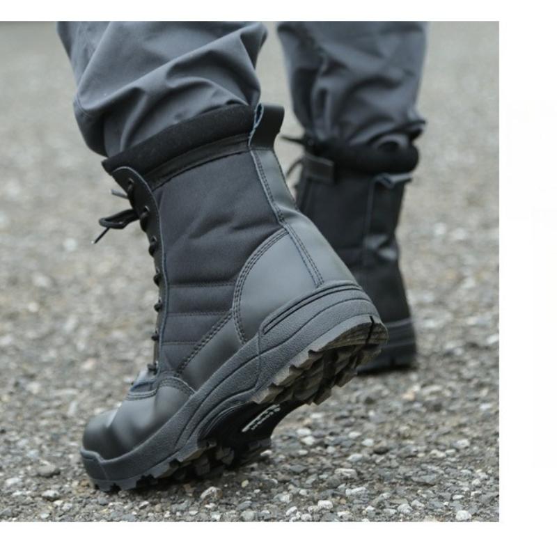 Taktische Militärstiefel für Herren und Damen, Herrenstiefel, Spezialkräfte, Wüstenkampf, Armeestiefel, Outdoor-Wanderstiefel, Knöchelschuhe, Herren, Arbeitssicherheitsschuhe