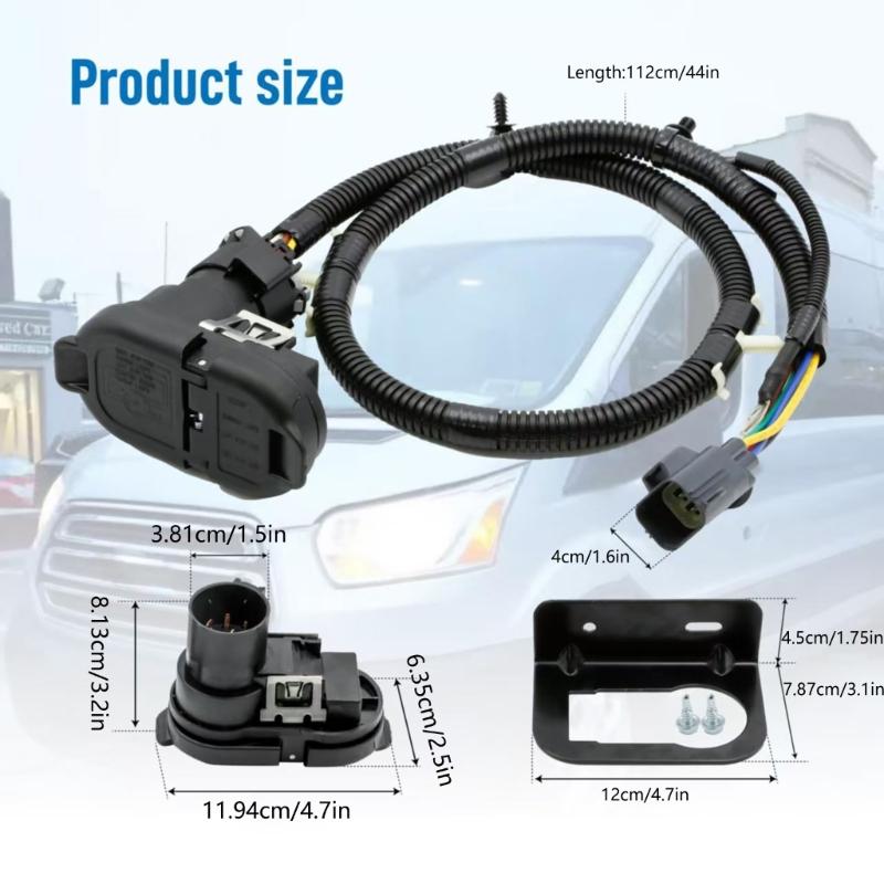 CK4T13B576KE CK4Z13A576B 9U5Z14489MAA for Transit 150 250 Rear Bumper Trailer Brake Control Wiring Connector Harness