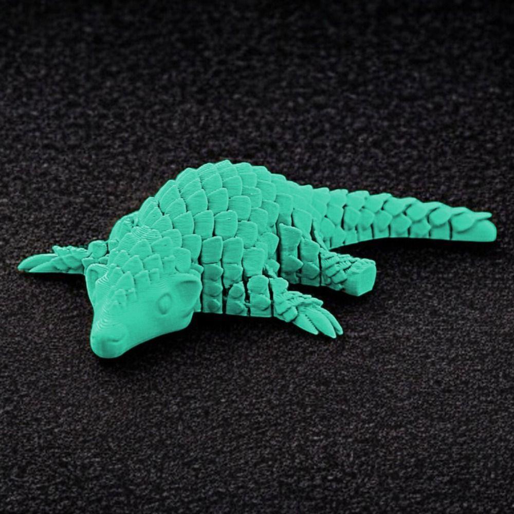 Realistic Pangolin Ornament Movable Joints 3D Printed Pangolin Model  Birthday Gift