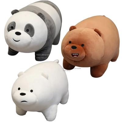 Naked Bear Plush Toy New Stuffed Animal Series Cartoon Characters Plush Panda Doll Pillow Soft Cute Girl Plush Birthday Gift