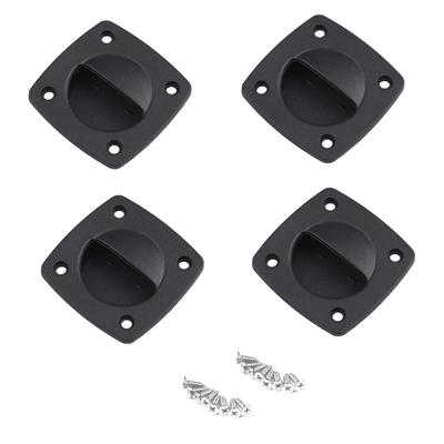 4pcs High Strength Pull Handles Nylon Boat Flush Hatches Rings Pull Handles Fishing Vessel Pull Handle Set for Marine Use
