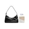 Charles & Keith Soft Zippered Pleated Underarm Bag Gift Box Edition Women Shoulder Bag Multiple-Colors CK2-40782472-WB
