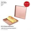 22/28cm Square Non-Stick Baking Pan Thickened Carbon Steel Cake Baking Sheet Tray Cookies Pizza Bread Cake Mold Bakeware Tools