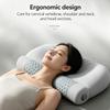 Beheiztes orthopädisches Nacken-Memory-Foam-Kissen, ergonomisches Nackenstützkissen zur Linderung von Nackenschmerzen, für Seiten- und Rückenschläfer