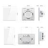 Melery Matter over WiFi Smart Light Wall Switch Touch Sensor Glass Panel Remoted Google/Apple Home Siri Alexa Homekit Smarttings
