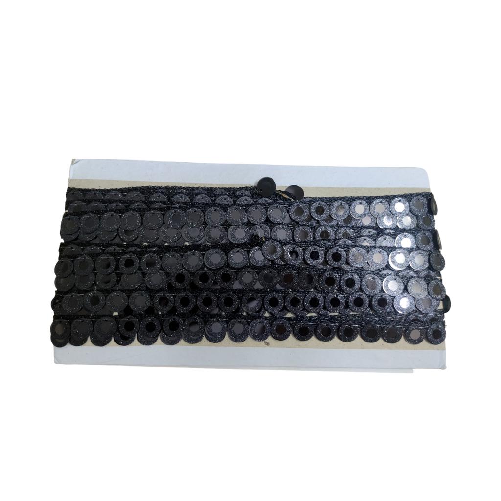 @ Black Mirror Sequence Hanging Lace Border and Material Sequin U355 VD-762-60%OFF
