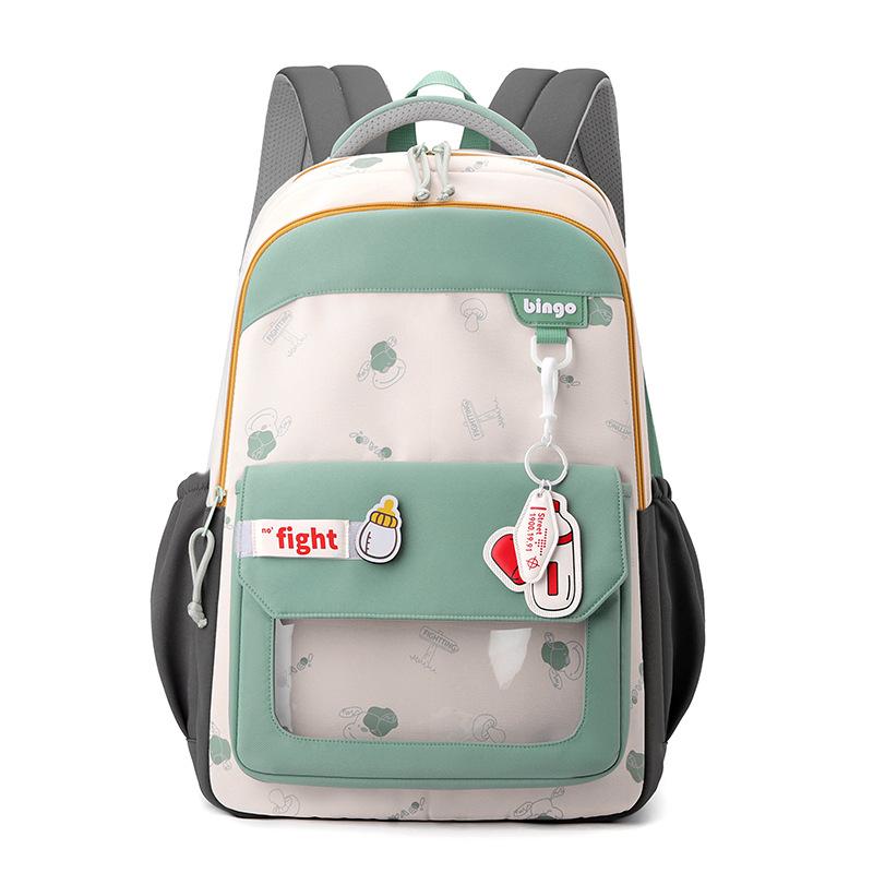 Neuer Stil Grundschüler Mittelschüler Schultasche Niedlicher Mädchenrucksack Leicht Gewichtsreduzierung Großer Kapazität Rucksack