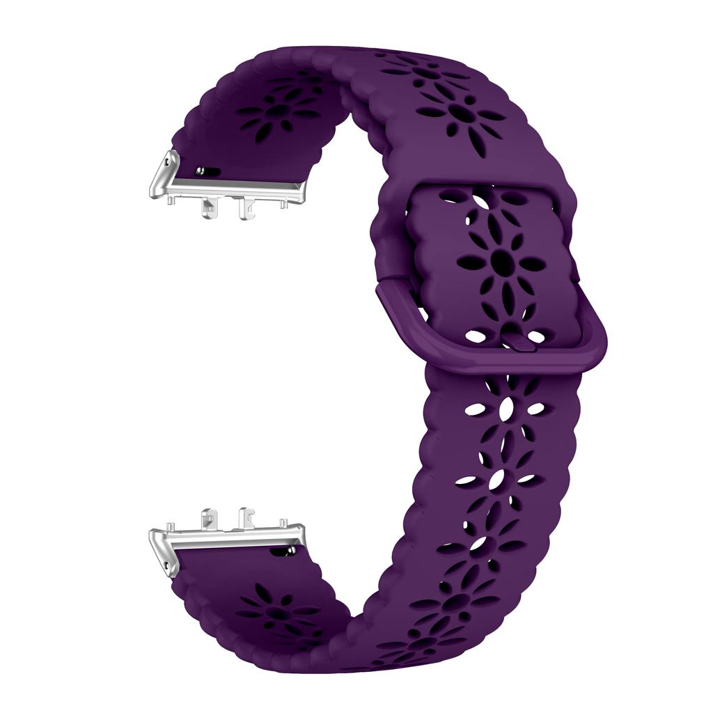Romantic strap for Samsung Galaxy Fit 3 Smart Watch Wedding Strap Lovely Women Plum Watches Strap for Samsung Galaxy Fit 3