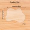 2 Pack Acrylic Coaster Transparent Coaster for Desk Clear Desk Irregular Coast Cloud Shape Drink Cup Ornaments for Home Kitchen Bar Dining Table