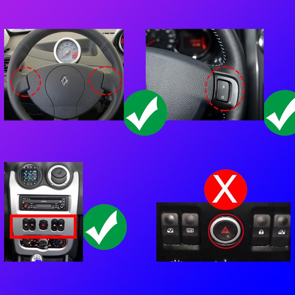 Renault Logan 09-15 Android GPS Navigation with Bluetooth, Reversing Camera & CarPlay Compatibility