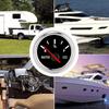 2in Pointer Water Liquid Level Gauge, RV Truck Water Tank Gauge, Universal Liquid Level Measurement for Marine Boat (Silver Black)