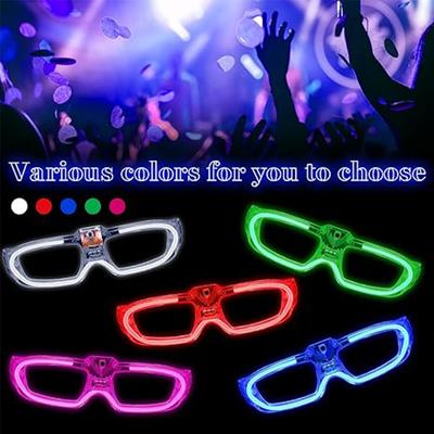 10pcs Light Up Glasses Party Supplies Fit Christmas Valentine's Day New Year