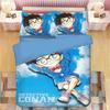 Anime Detective Conan Shinichi Bedding Set Boys Girls Twin Queen Size Duvet Cover Pillowcase Bed Kids Adult Home Textileextile
