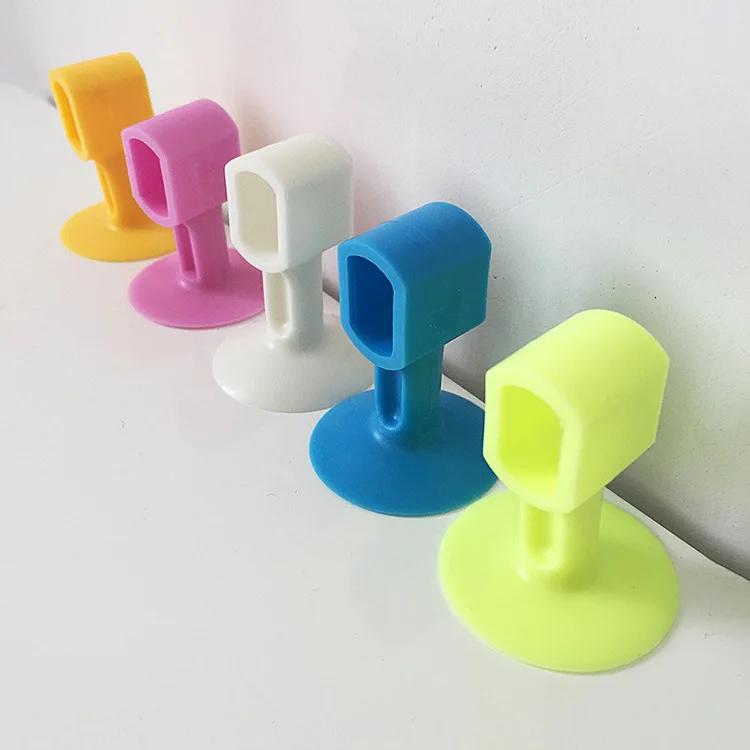 5PCS/Lot Silicone Door Handle Lock Suction Cup Wall for Anti-Collision Silencer Protective Pad