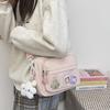 2025 neue Mode-Umhängetasche im koreanischen Stil süße Umhängetasche Anime-Themen-Umhängetasche Nylon Studententasche