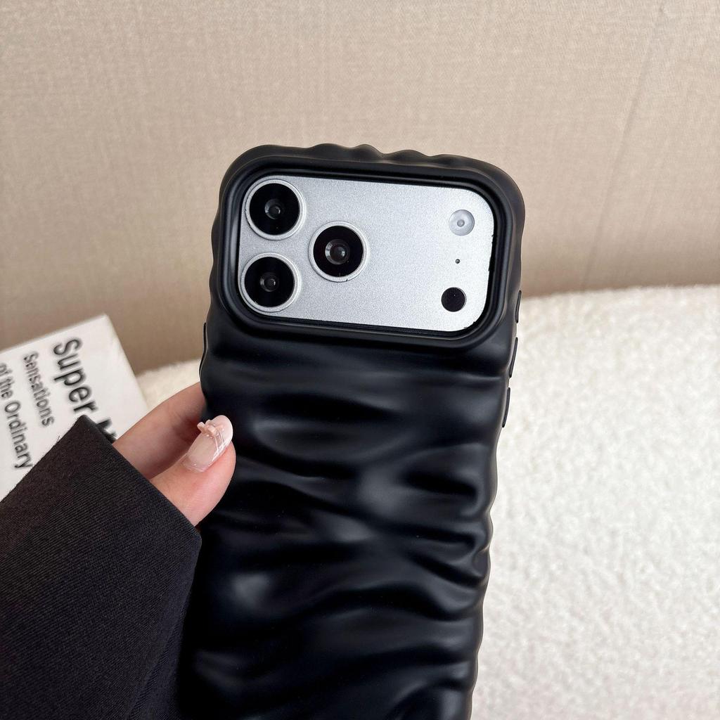 Solid Cream Texture Case with Lanyard for iPhone 16 Pro Max/Apple 17/14/15