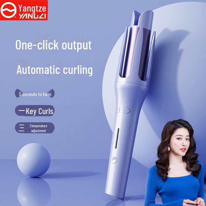 32mm Ceramic Automatic Rotating Curling Iron - Safe for Hair, Stylish Design