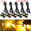 1/2/4/10pc Car Motorcycle Eagle Eye Led Daytime Running Light Super Bright Turn Signal License Plate Tail Reverse Clearance Lamp