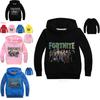 Fortnite Kids Hoodie Boys Girls Jumper Sweatshirt Pullover Jumpsuit With Comfortable Cotton Blend Fabric