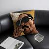 Saint Jesus S-Snoop D-Dogg Music Pillow Case Anti-Dustmite Pillowcase Invisible Zipper Silky Short Plush Sofa Cushion Cover