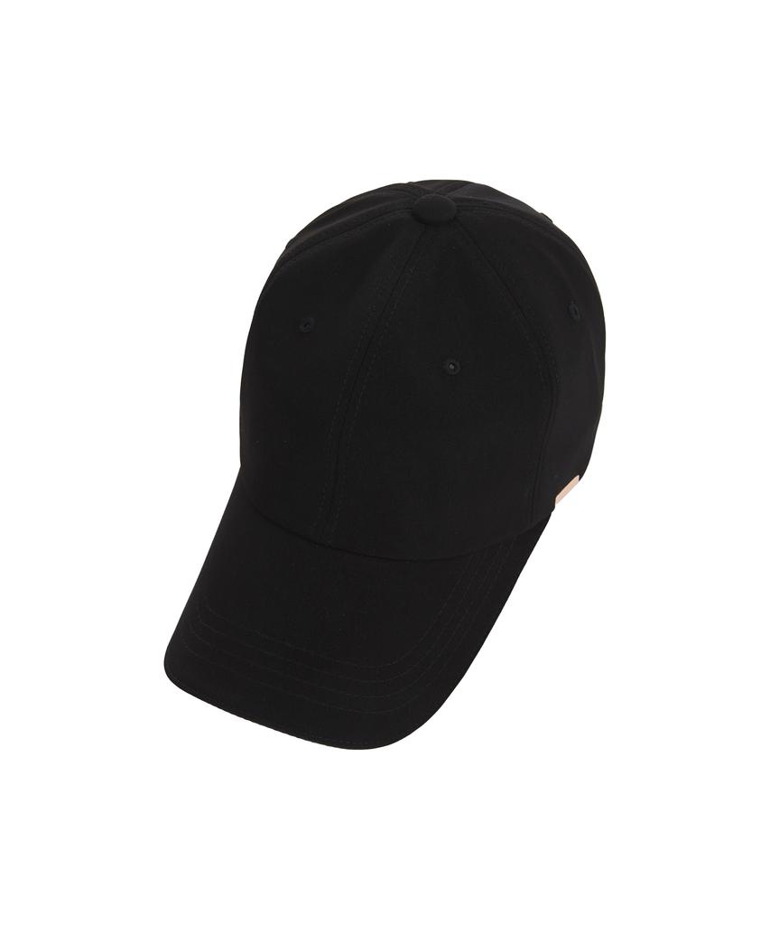 Bajal Rose Gold Double Link Oversized Ball Cap Black