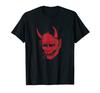 Japanese Hannya Noh Demon or Oni Skull Aesthetic Tattoo Mask T-Shirt