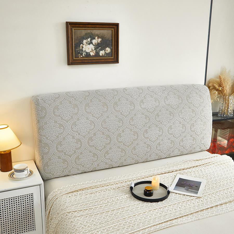 

1 Pc Elastic Jacquard Headboard Cover Easy To Clean Bedside Cover For Bedroom All Seasons Comforter Head Cover High Quality S