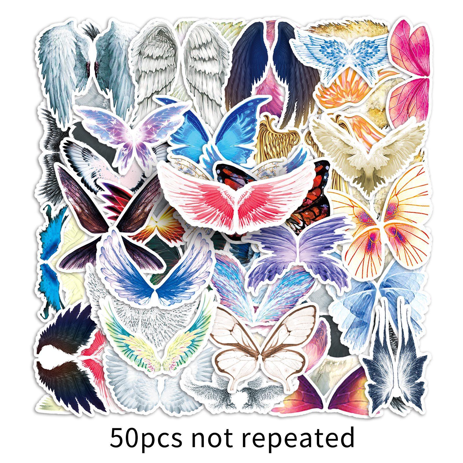 

50 Крыльев Персонализированный Художественный Креативный Гука Водонепроницаемый Декоративный Чемодан Чехол для Мобильного Телефона Наклейка для Скейтборда