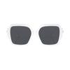 Versace Logo Acetate Irregular Sunglasses Women's White 7211310 VE445331487-white 56