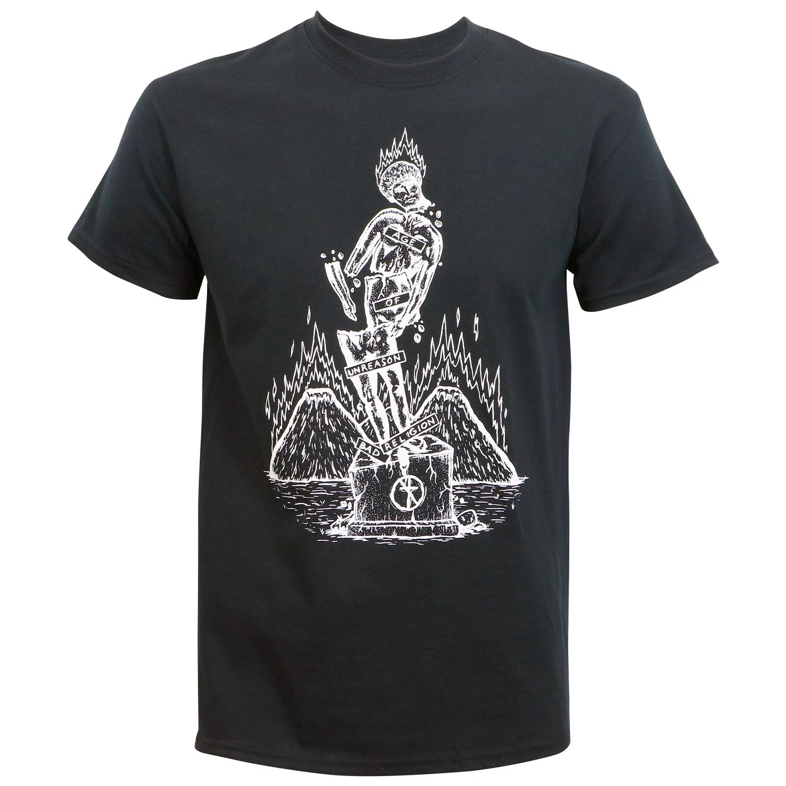 Authentic BAD RELIGION Band Statue Punk Rock T-Shirt Black S-2XL NEW S