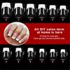 European American Style French Press On Nails Extensions for Nail Enthusiasts