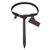 Renaissances Vikinges Costume Accessory Medieval Pirate Leather Belt Swords Frogs Halloween Renaissances Cosplay Costume