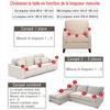 Thick Elastic Sofa Cover Waterproof Corner Sofa Covers For Living Room Stretch Slipcover 1/2/3/4 Seat L-shape Protector