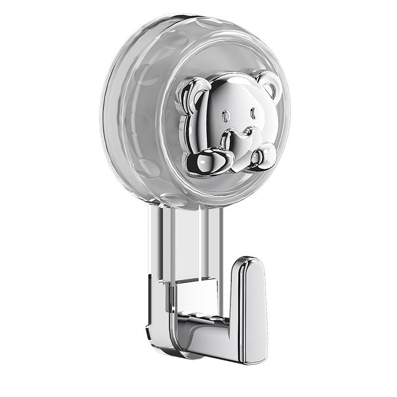 Strong Rotating Suction Cup Hook – No-Drill, Mark-Free Adhesive for Bathroom, Kitchen, or Door Towel Hanging