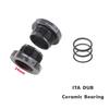 ITA Bike Bottom Bracket Ceramic Bearing 24mm DUB 29mm 30mm Crankset Spindle Italian Thread MTB Road Bike
