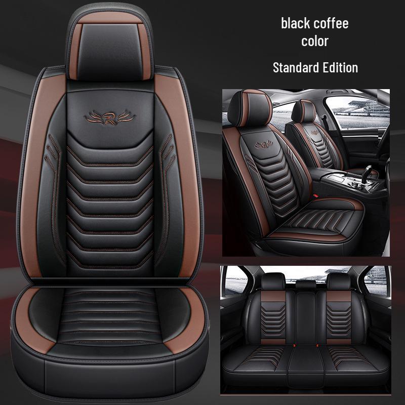 Universell helskinnssitsdyna för bil - Tecknad design, Komfort för alla årstider, Full omslagsstil