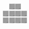 10PCS Gartenarbeit Blumentopf Loch Mesh-Matte Pad Anlage Blumenerde Bonsai Boden Grid Matte (4,5 cm)