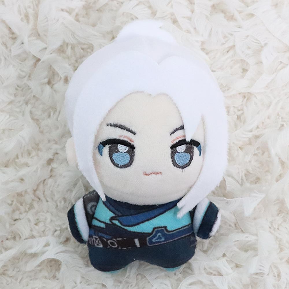 10cm Neues Spiel Valorant Jett Plüschtiere Hohe Qualität Figur Spielzeug Cartoon Spiel Anime Cosplay Spielzeug Körper Quietschende Plüsch Anhänger