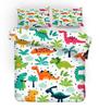 Little Dinosaur Series 3D Digital Printing, Bedding Three-Piece Quilt Cover, Bed Cover