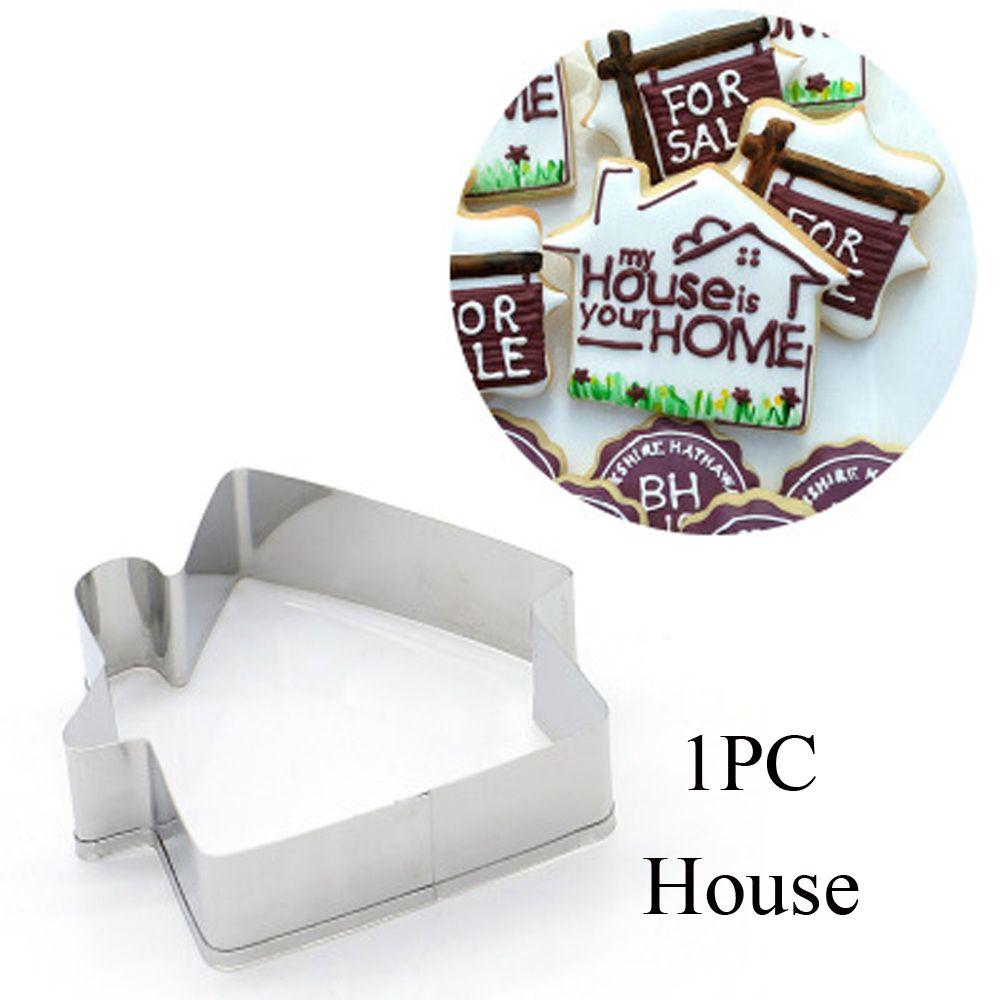 1/2PCS Gingerbread Man Santa Claus Snowflake Elk Christmas Cookie Cutter Cake Mould Baking Tool Biscuit Mold