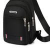 Men Chest Bag Large Capacity Lightweight Portable Shoulder Bag with Adjustable Shoulder Strap Black Inner Pocket