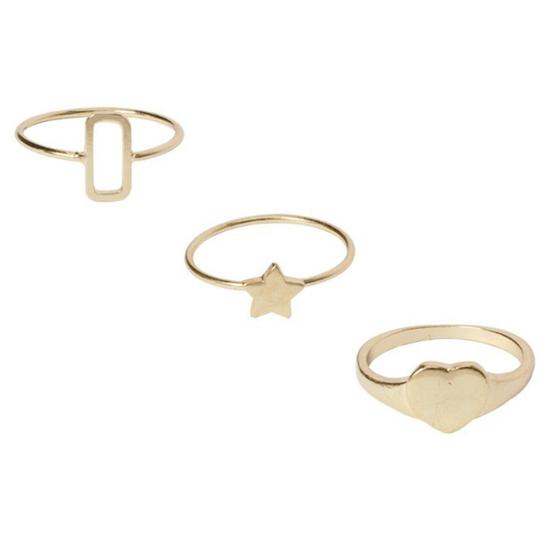 8ks Prsteny Kamínky s pěticípou hvězdou Šperky Galvanické pokovování Geometrický prsten Dárky k narozeninám
