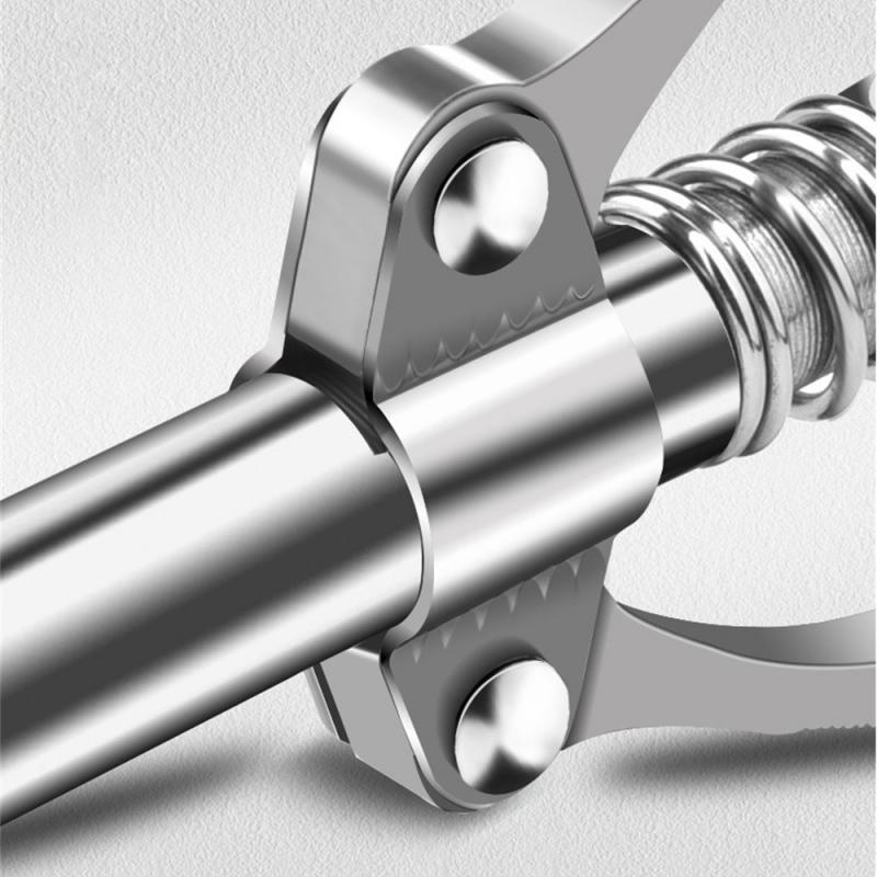 Hochdruck-Fettpresse Düse Manuelle Verriegelung Klemmtyp Selbstsichernder Doppelzahnrad-Injektornippel Ölfüllwerkzeug Autoversorgung