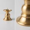 Brass Candle Holder Elegant with Pin Zen for Buddhists