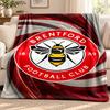 Brentford FC blanket Flannel Blanket Soft Cozy Plush Throw for Sofa Bed Lightweight Home Decoration Outdoor camping